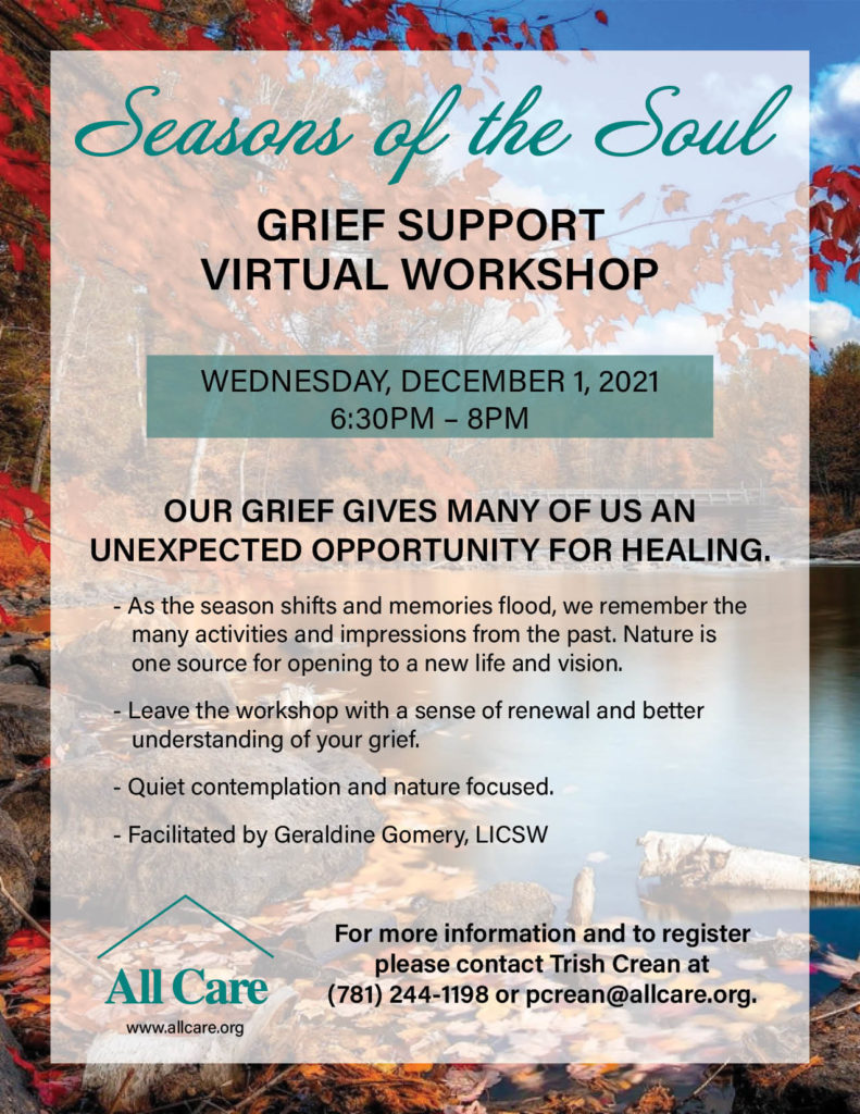 All Care | Seasons of the Soul Grief Workshop