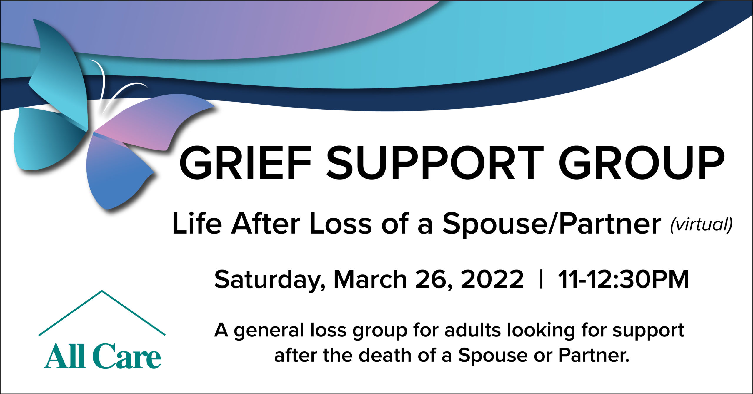 Life After Loss of a Spouse/Partner, Grief Support Group
