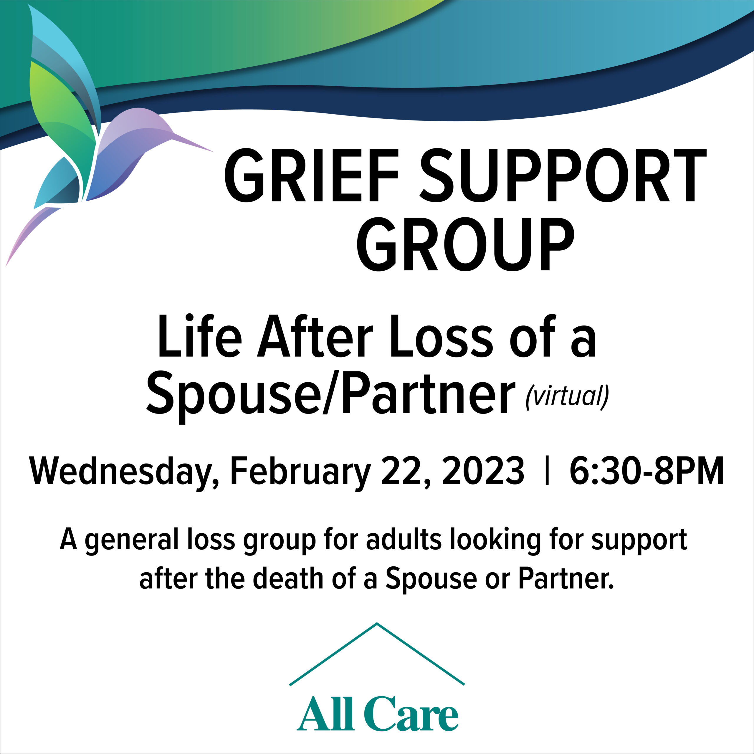 Life After Loss of a Spouse/Parent Support Group