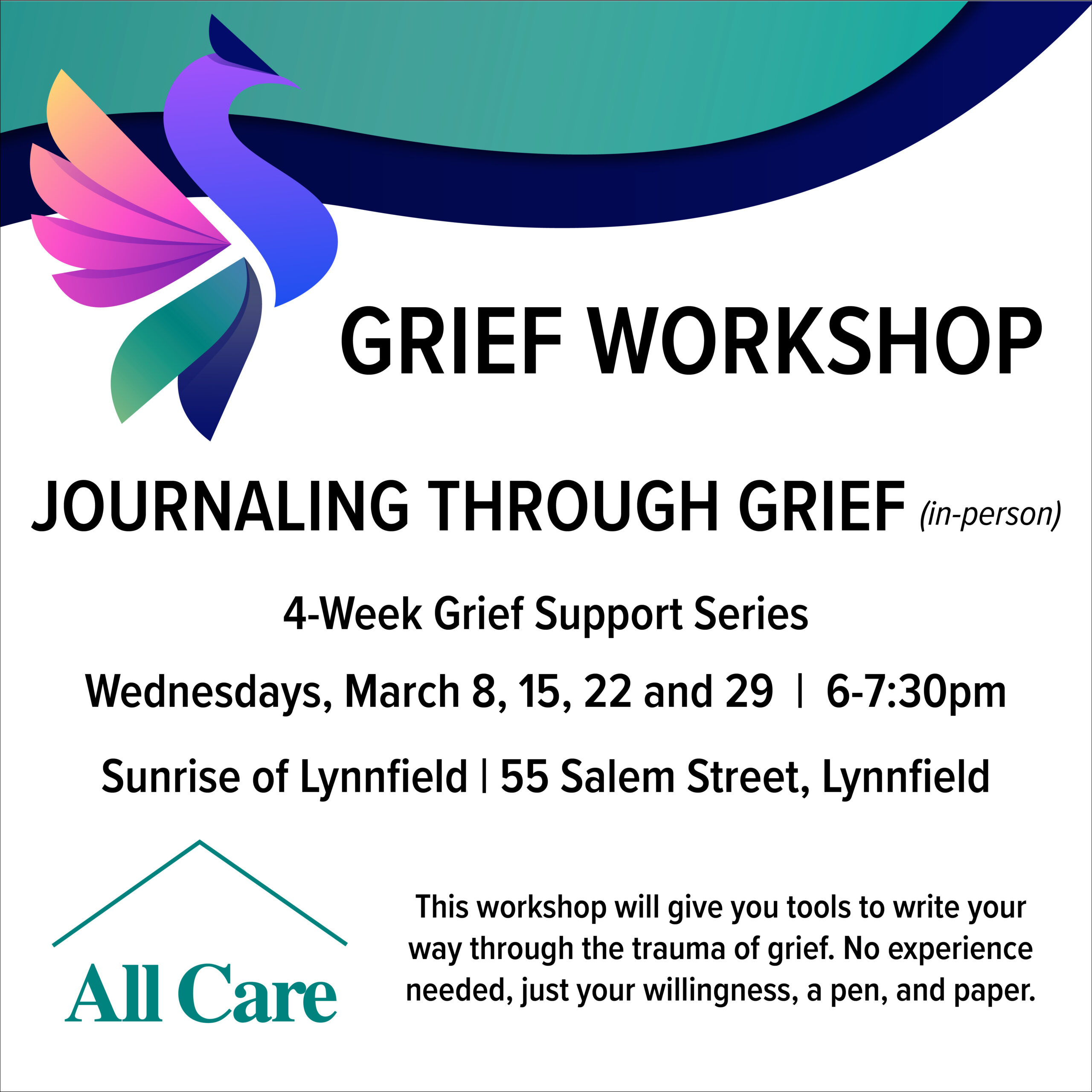 Grief Workshop, Journaling Through Grief