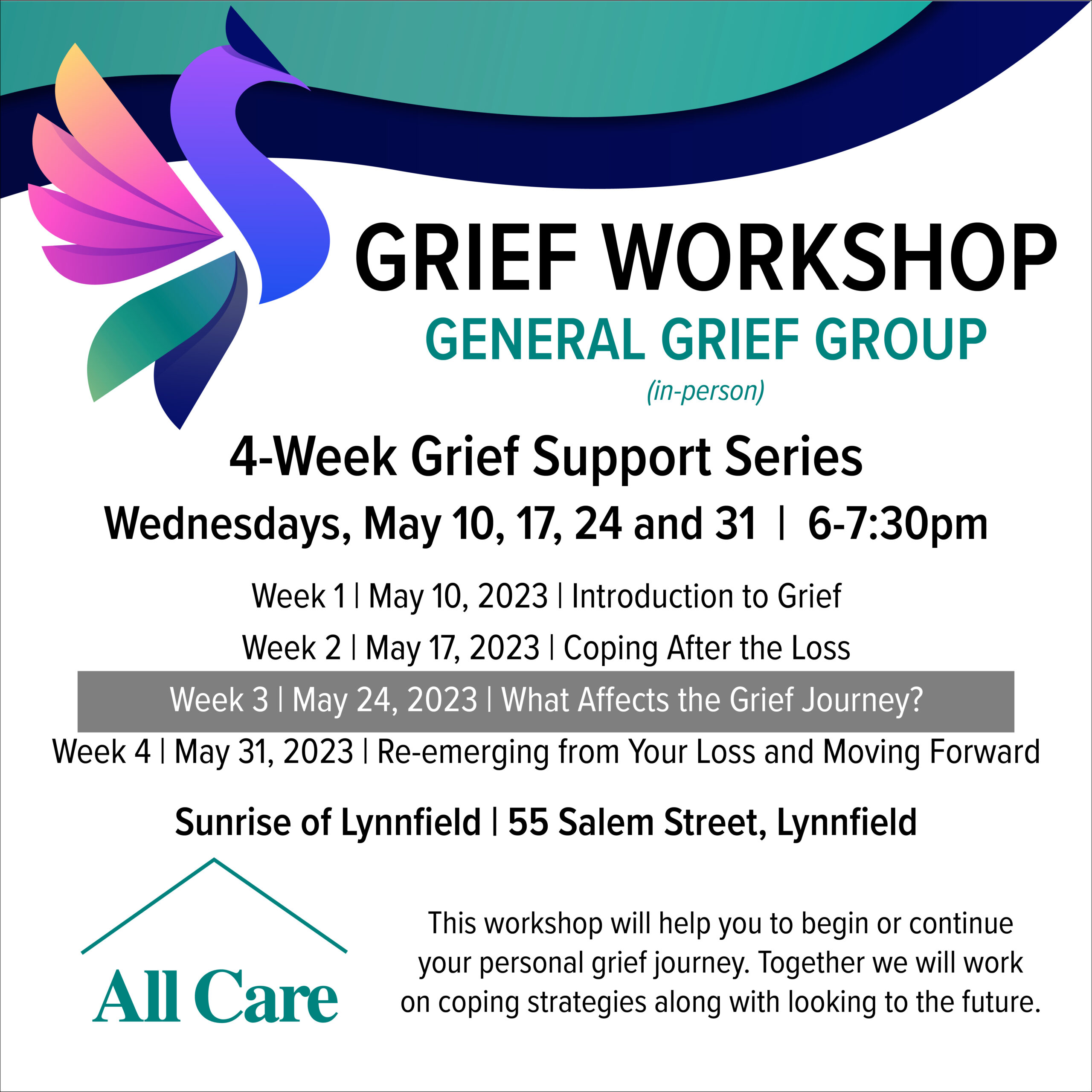 General Grief Support Workshop Session 3
