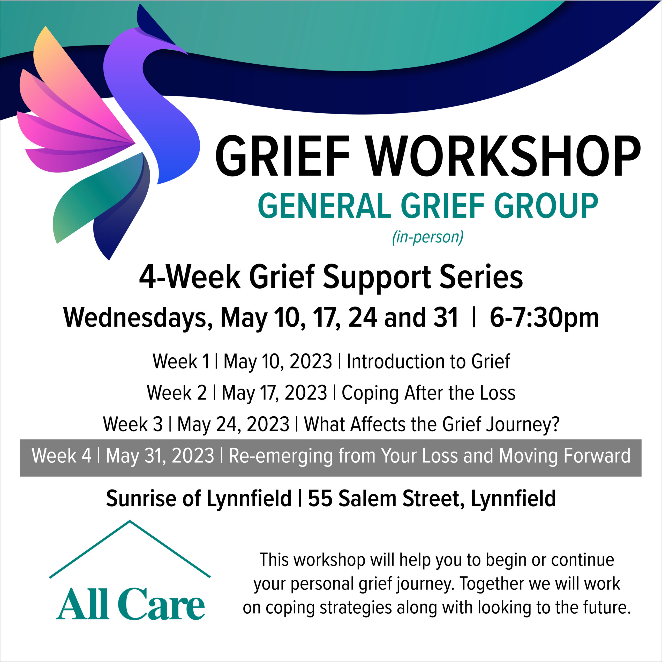 General Grief Support Workshop Session 4
