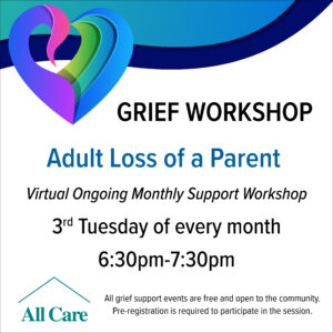 Adult Loss of a Parent Grief Support Group