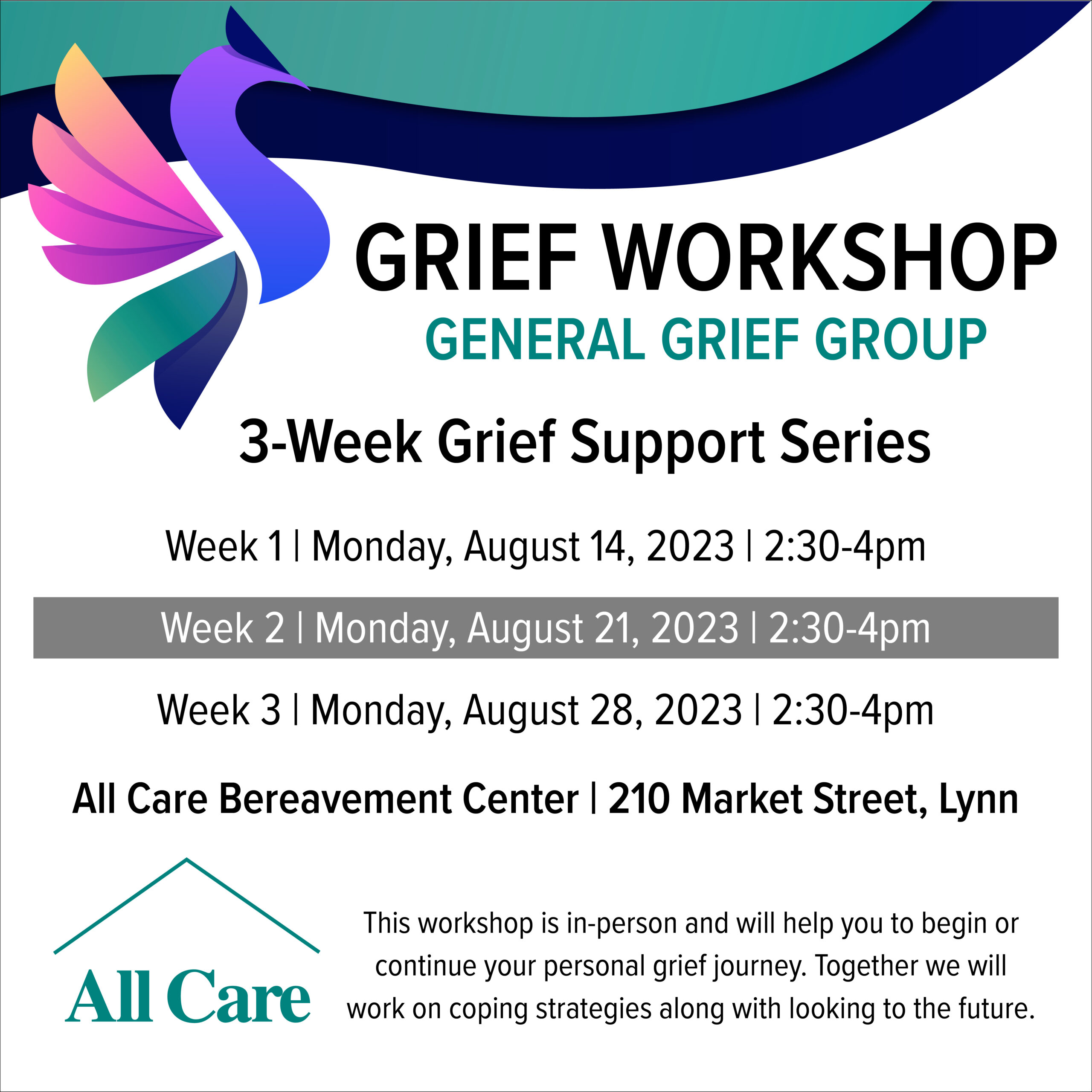 General Grief Support Workshop Session 2