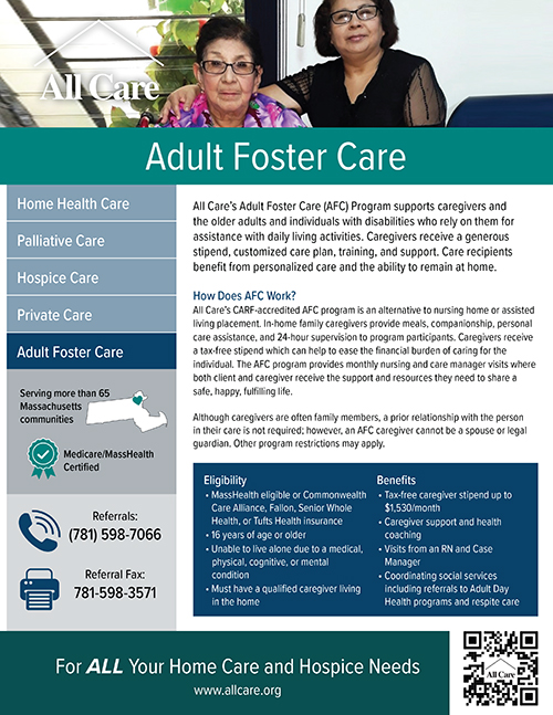 All Care | Adult Foster Care