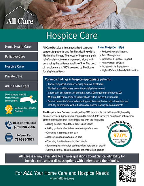 Hospice Services Flyer