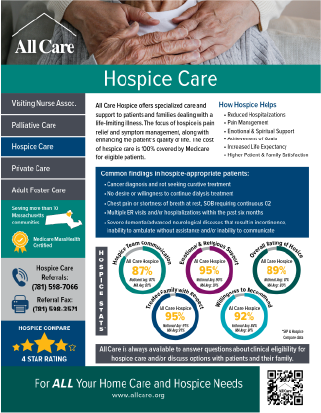 Hospice Care Services Flyer