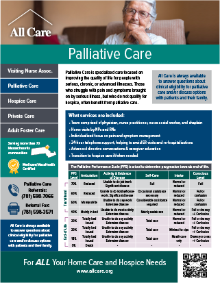 Palliative Care Services Flyer